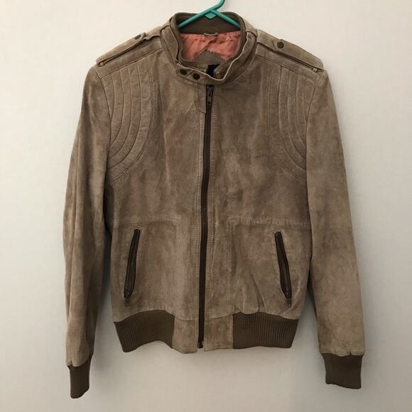 Canidae Jackets & Blazers - Women's Tan Leather Jacket